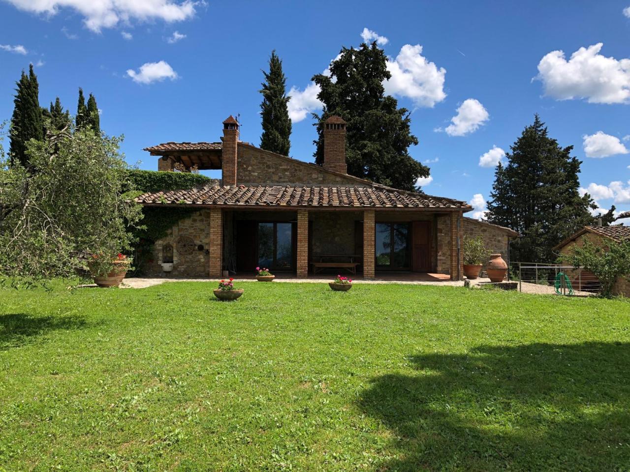 Villa Poggio Al Sole Badia A Passigano Exterior foto