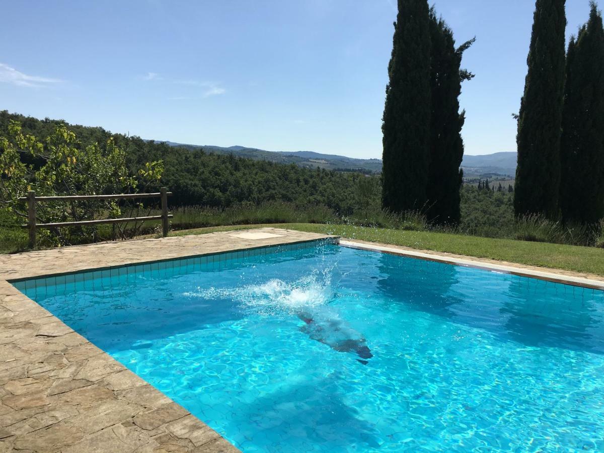 Villa Poggio Al Sole Badia A Passigano Exterior foto